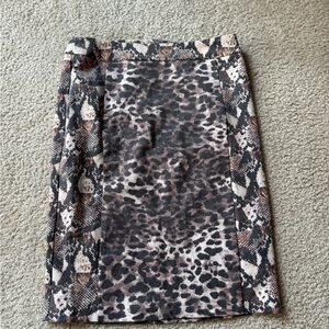 H&M Animal Print Maxi Skirt - Business work classy elegant long y2k